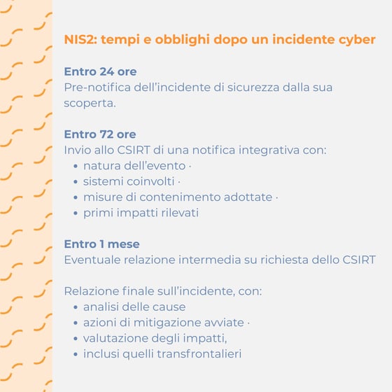 NIS2 tempi e obblighi dopo un incidente cyber-1